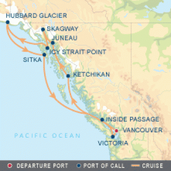 map of cruise route